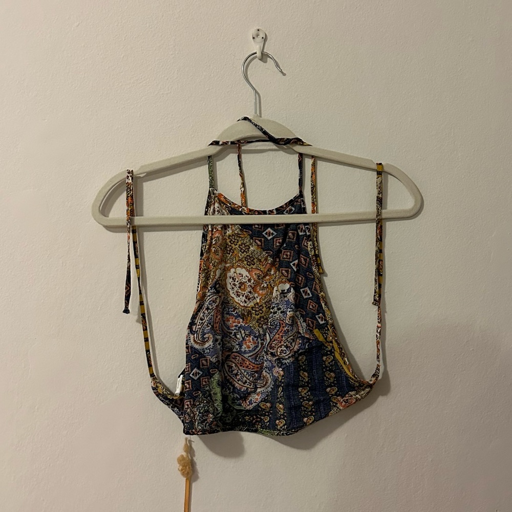 Patterned Crop Top